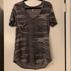 Z Supply Army Pocket Tee V Neck